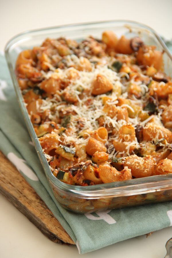 Nudel-Champignonauflauf